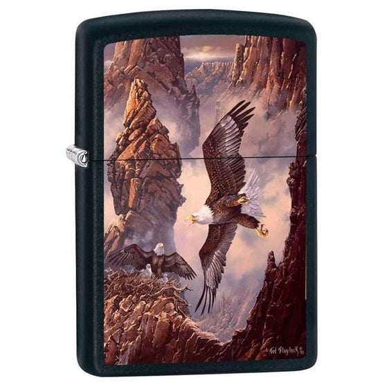 Zippo Lighter - Canyon Family Black Matte