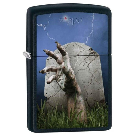 Zippo Lighter - Hand Rising From Grave