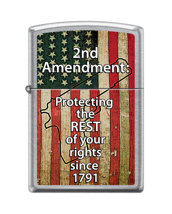 Zippo Lighter - 2nd Amendment: Protect Your Rights
