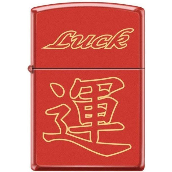 Zippo Lighter - Luck Red Matte