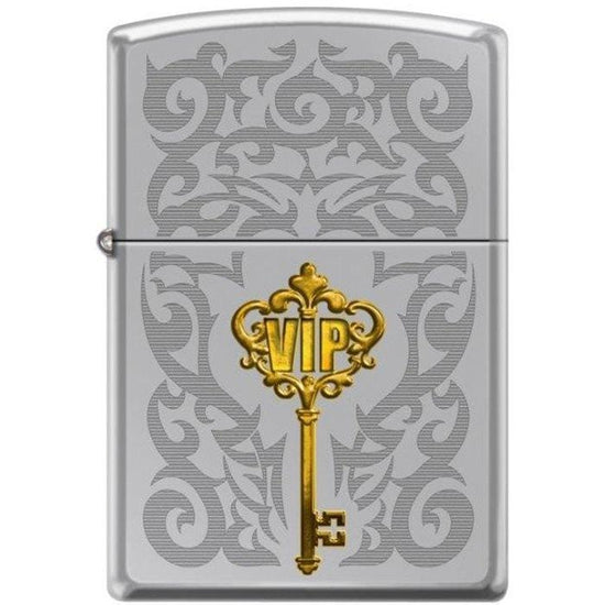 Zippo Lighter - VIP Key Hi Polished Chrome