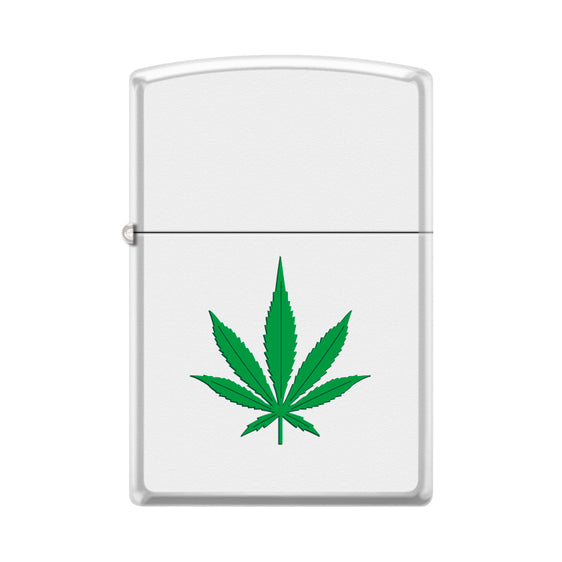 Zippo Lighter - Marijuana Leaf