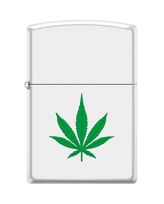 Zippo Lighter - Marijuana Leaf
