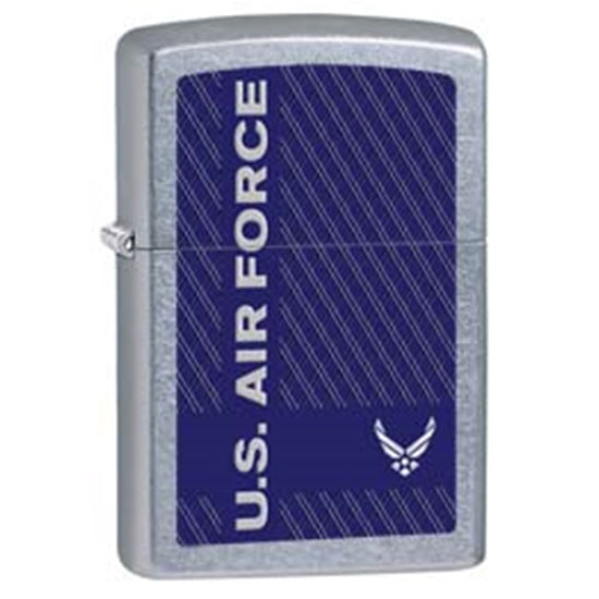 Zippo Lighter - US Air Force Street Chrome