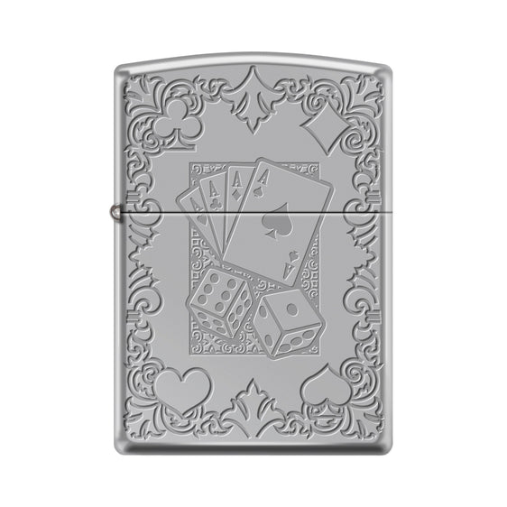 Zippo Lighter - Straight Flush of Ace's