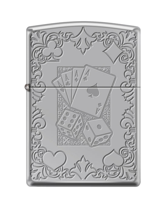 Zippo Lighter - Straight Flush of Ace's