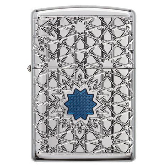 Zippo Lighter - Arabic Star Pattern