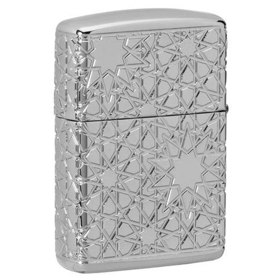 Zippo Lighter - Arabic Star Pattern