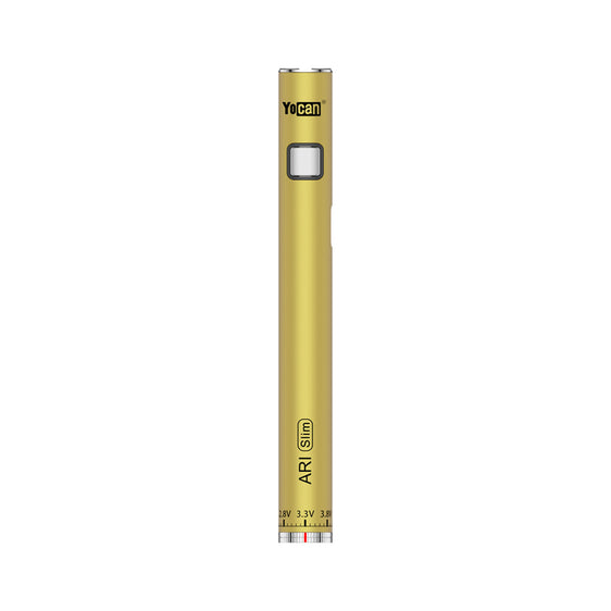 Yocan ARI (SOL) Series - Cartridge Battery Slim Gold