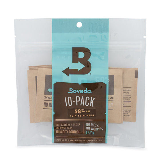 Boveda Humidity 8 Grams 10-Pack - 58%
