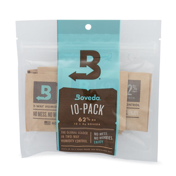 Boveda Humidity 8 Grams 10-Pack - 62%