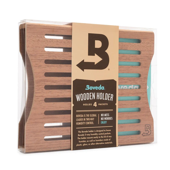 Boveda Spanish Cedar Wooden Holder For Containers - 4 Holder