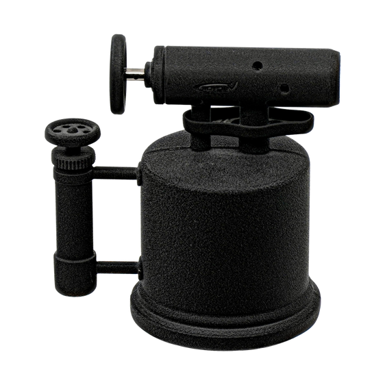 Vector Quadpump Table Top Lighter - Black Crackle