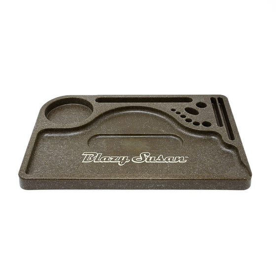 Blazy Susan Hemp Plastic Rolling Tray