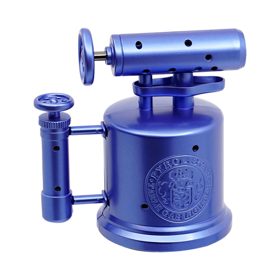 Vector Quadpump Table Top Lighter Metallic Blue