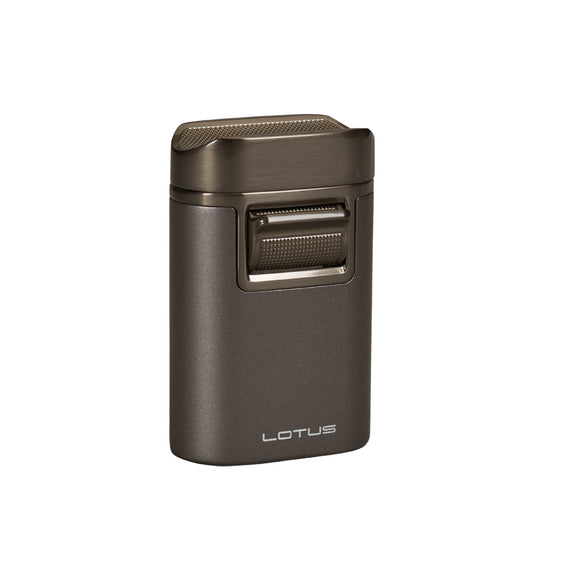 Lotus Brawn Quadruple Table Top Torch Lighter - Gunmetal
