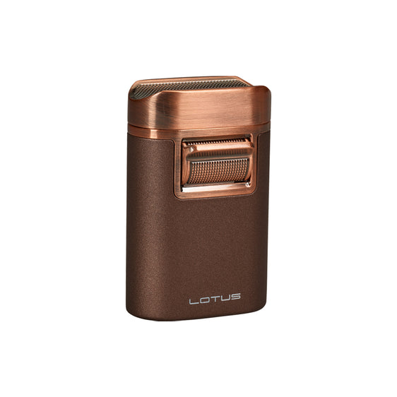 Lotus Brawn Quadruple Table Top Torch Lighter - Copper