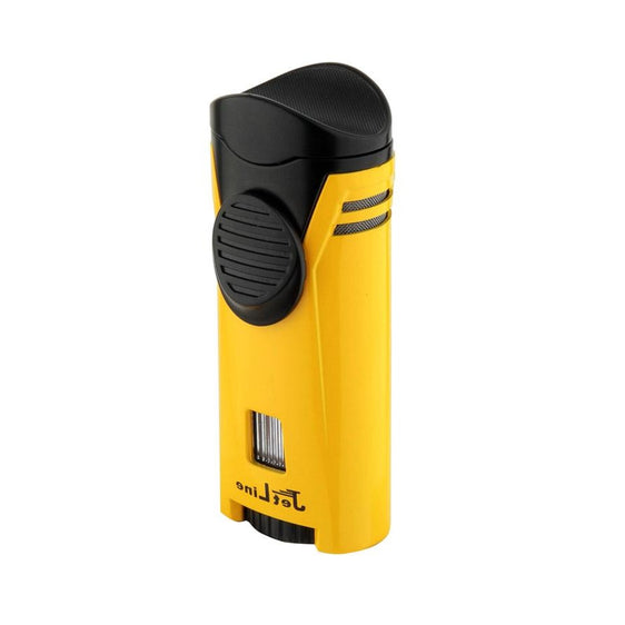 Jetline Bugle Single Flame Pocket Lighter - Yellow