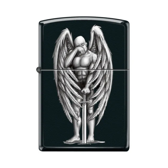 Zippo Lighter - Tired Angel Warrior - Lighter USA