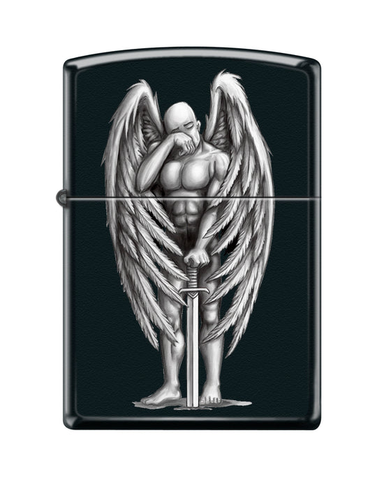 Zippo Lighter - Tired Angel Warrior