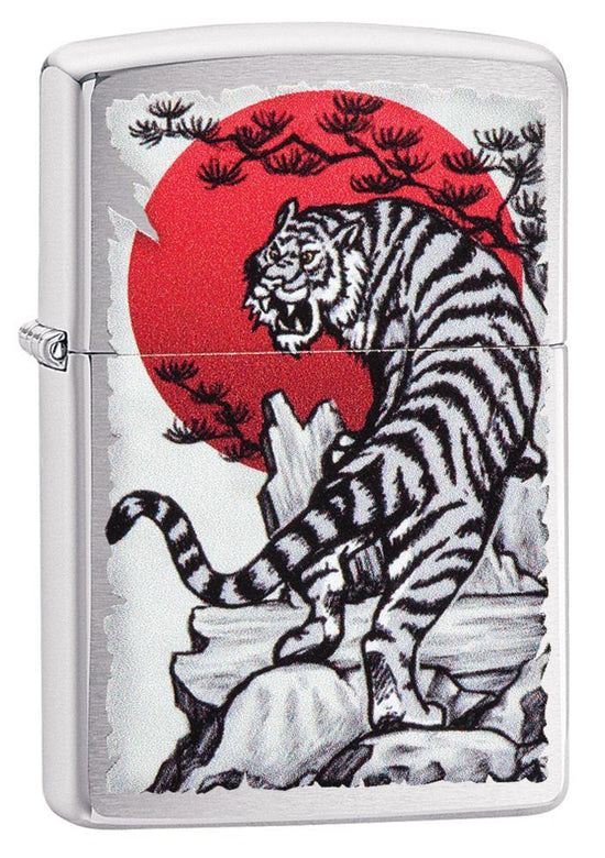 Zippo Lighter - Asian Tiger Design