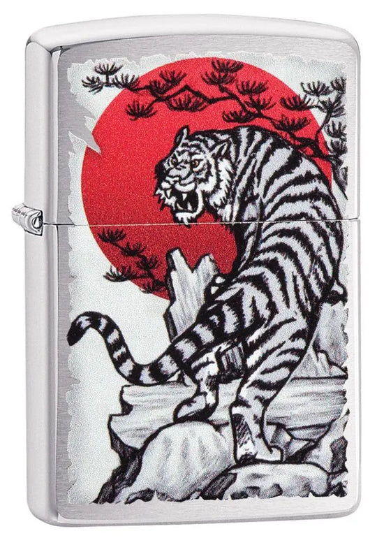 Zippo Lighter - Asian Tiger Design