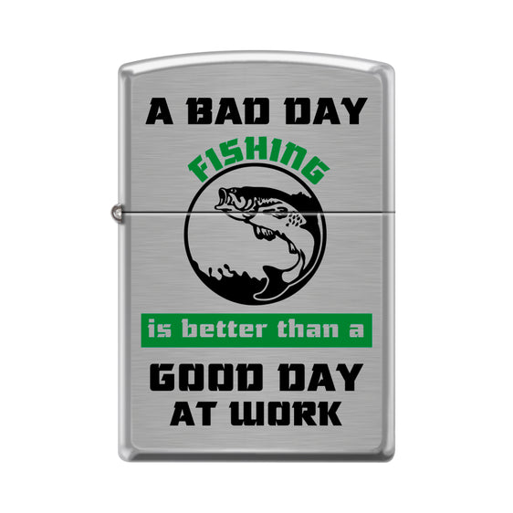 Zippo Lighter - Bad Day Fishing
