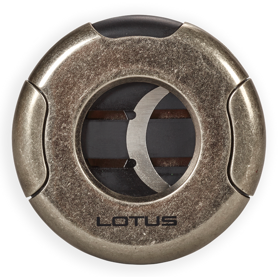 Lotus Meteor Round 64 RG Cigar Cutter - Fedora - Skull