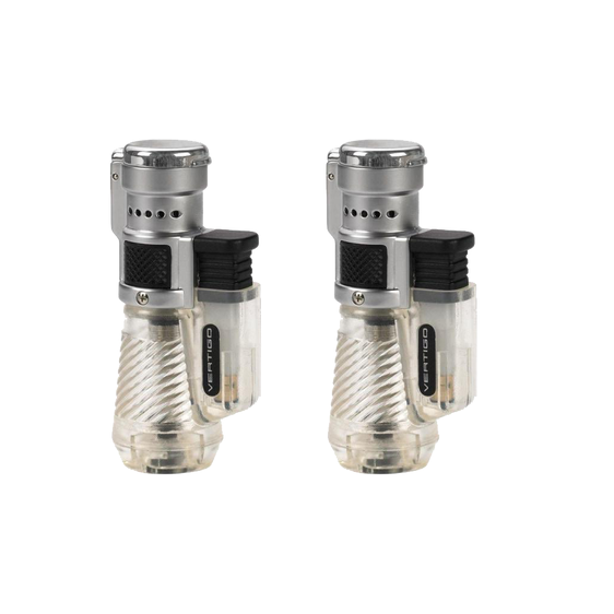 Vertigo Cyclone Triple Torch Lighter Clear