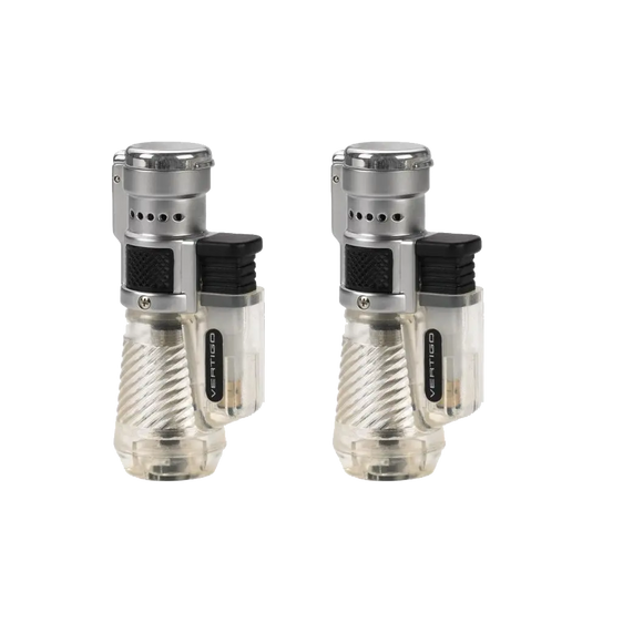 Vertigo Cyclone Triple Torch Lighter Clear