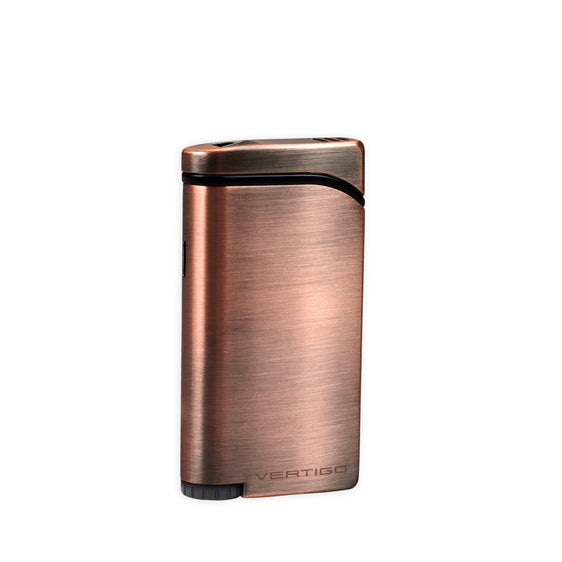 Vertigo Concorde Double Flame Lighter - Copper