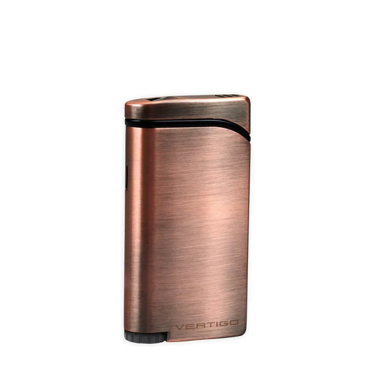Vertigo Concorde Double Flame Lighter - Copper