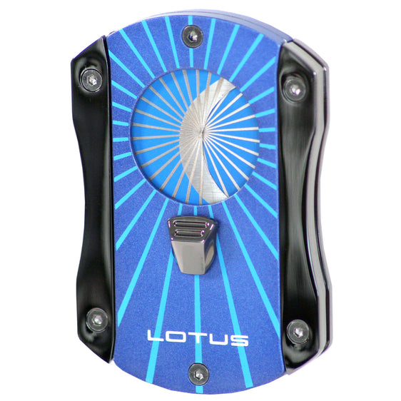 Lotus Cut 400 Techni-Color Deception Serrated Cigar Cutter Blue