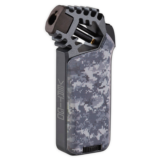 Vertigo Cyborg Table Lighter - Grey Camo & Gunmetal