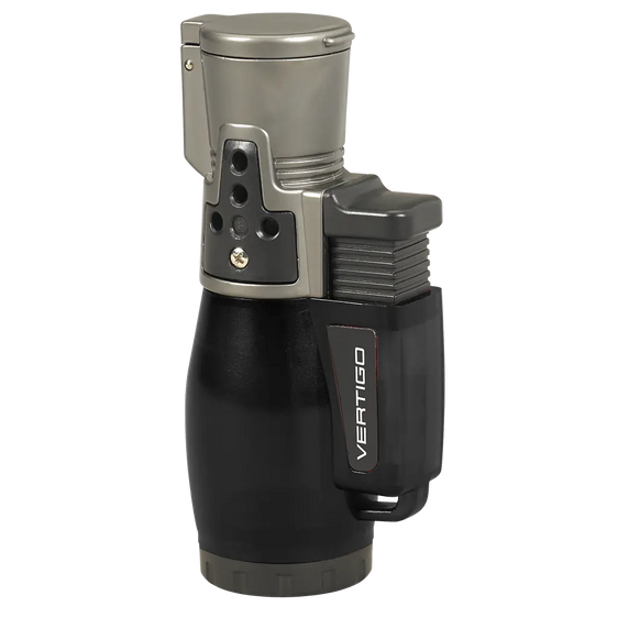 Vertigo Cyclone 2 Triple Torch Lighter - Charcoal