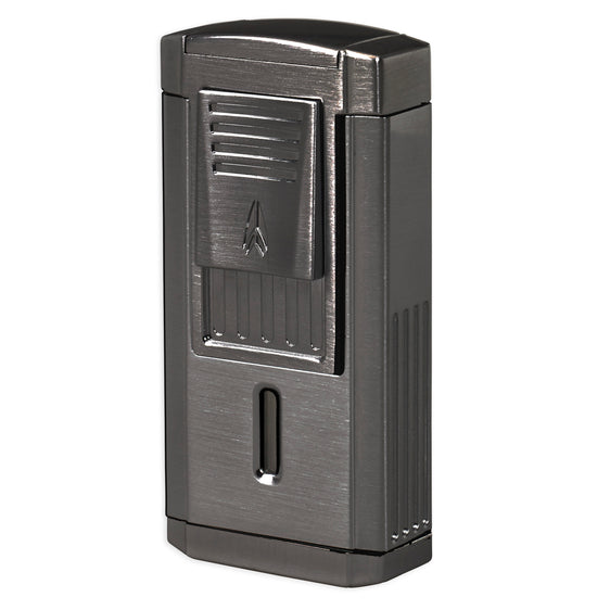 Lotus Lighter Duke L60 Triple Flame Lighter w/ Cutter - Gunmetal