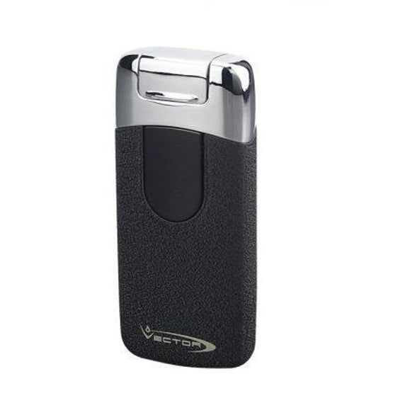 Vector Electron Electric Double Arc Flame Lighter - Black Crackle Matte