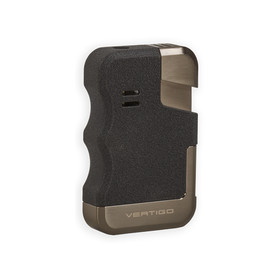 Vertigo Gator Single Torch Flame Lighter - Black Crackle