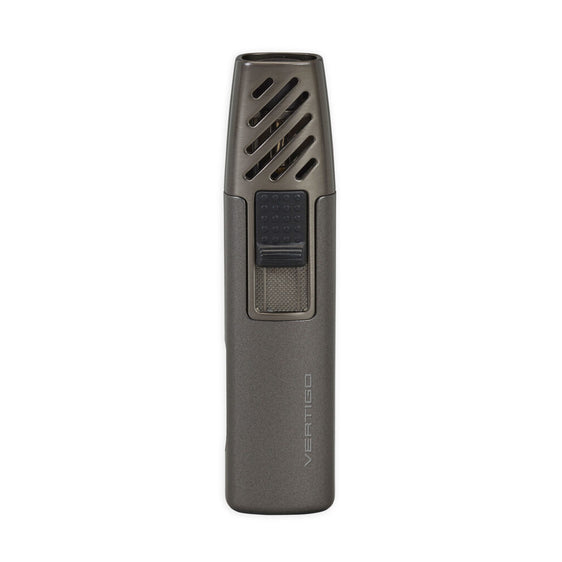 Vertigo Gnome Single Flame Lighter - Metallic Gunmetal