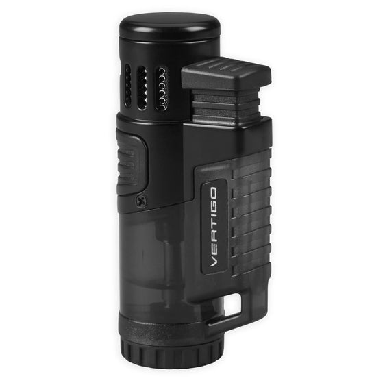 Vertigo Hawk Triple Jet Flame Lighter - Charcoal