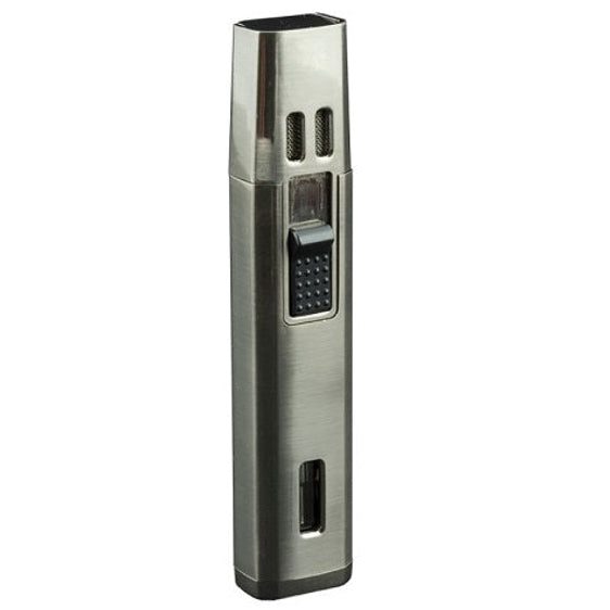Jetline R-100 Mega Jet Single Flame Torch Lighter - Gunmetal