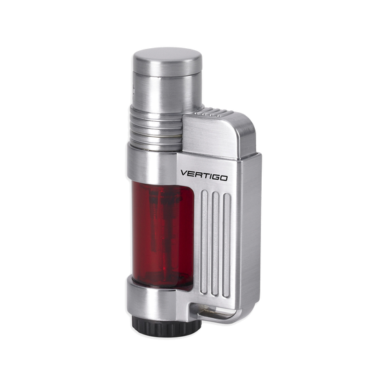 Vertigo Jolt Single Flame Torch Lighter - Red