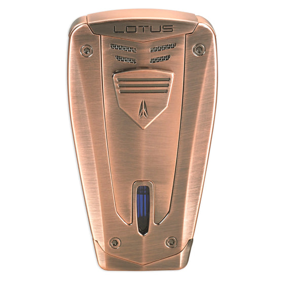 Lotus Lighter Fusion L67 Triple Jet Lighter w/ Cigar Punch - Copper