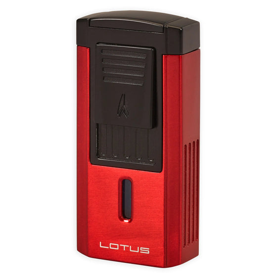 Lotus Duke V-Cutter & Lighter - Red & Black