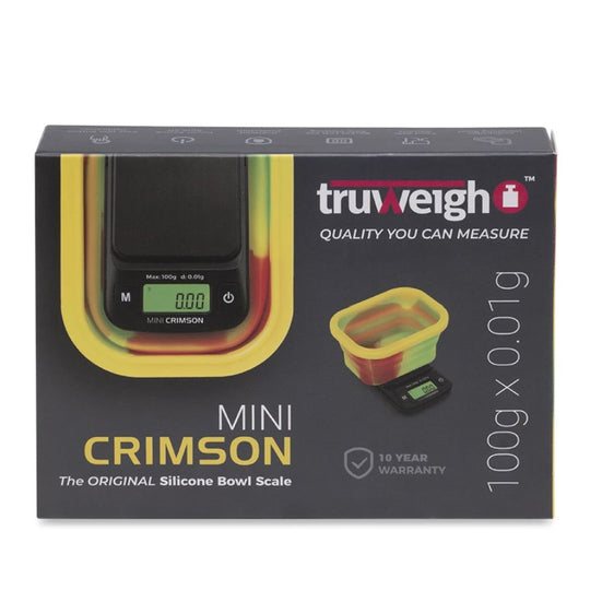 Truweigh Mini Crimson Collapsible Bowl Scale - Rasta