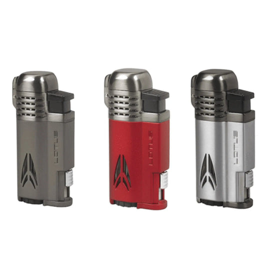 Lotus Lighter Defiant L65 Quad Jet Lighter w/ Cigar Punch