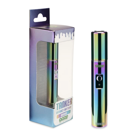 Ooze Tanker 510 Thread Thermal Chamber Vaporizer Battery - Rainbow