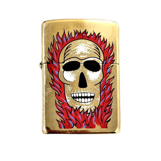 Zippo Lighter - 2011 Flaming Skull