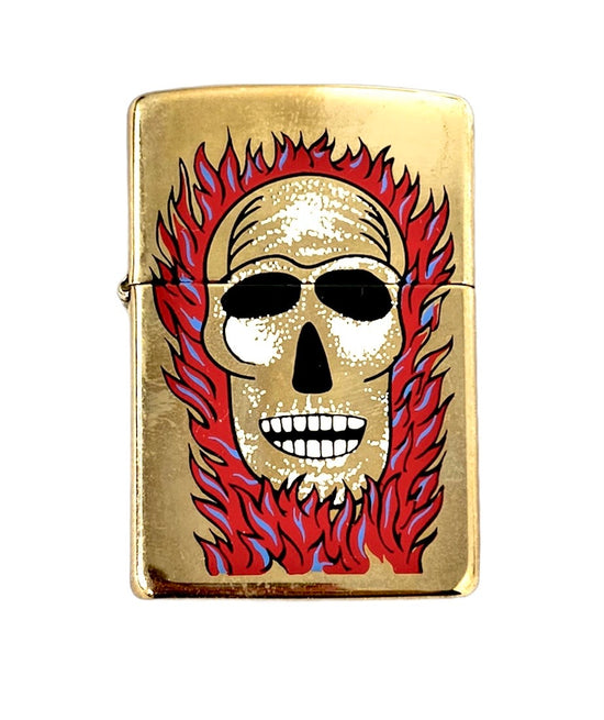 Zippo Lighter - 2011 Flaming Skull