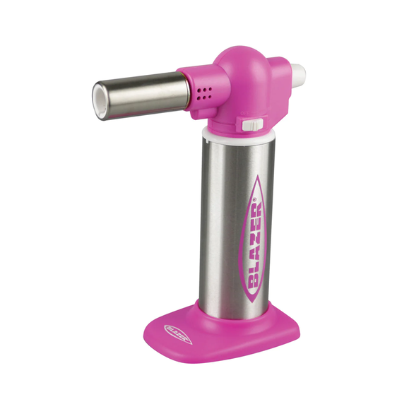 Big Buddy Turbo Torch Table Lighter by Blazer - Pink